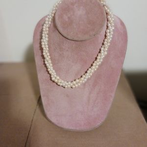 Pink and White Fresh Water Pearls